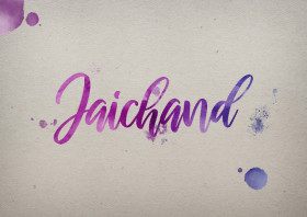 Jaichand Watercolor Name DP