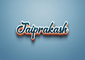 Cursive Name DP: Jaiprakash