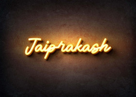 Glow Name Profile Picture for Jaiprakash