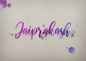Jaiprakash Watercolor Name DP
