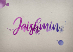 Jaishmin Watercolor Name DP