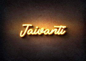 Glow Name Profile Picture for Jaivanti