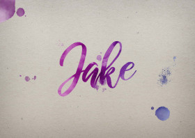 Jake Watercolor Name DP