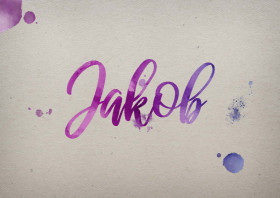Jakob Watercolor Name DP