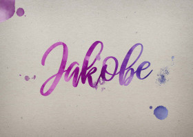 Jakobe Watercolor Name DP