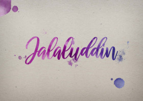 Jalaluddin Watercolor Name DP