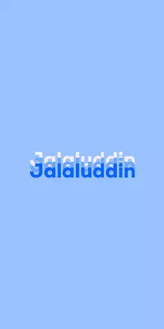 Name DP: Jalaluddin