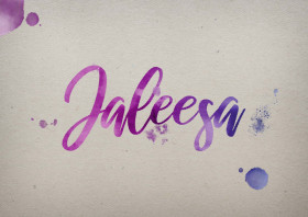 Jaleesa Watercolor Name DP