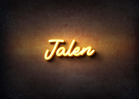 Glow Name Profile Picture for Jalen