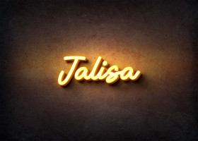Glow Name Profile Picture for Jalisa