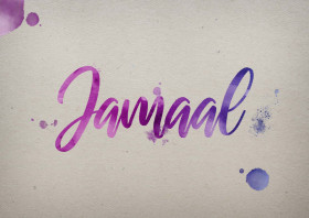Jamaal Watercolor Name DP