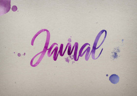 Jamal Watercolor Name DP