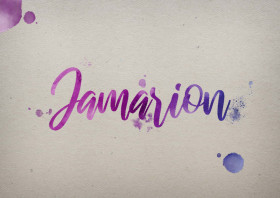 Jamarion Watercolor Name DP