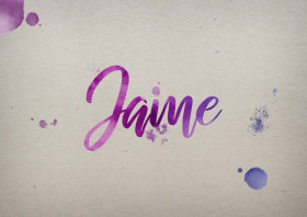 Jame Watercolor Name DP