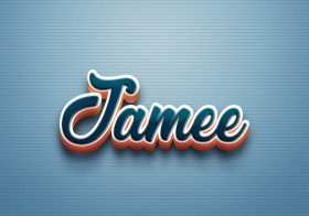 Cursive Name DP: Jamee