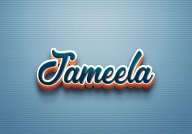 Cursive Name DP: Jameela
