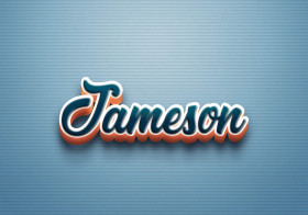 Cursive Name DP: Jameson