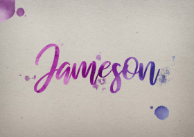 Jameson Watercolor Name DP