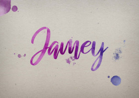 Jamey Watercolor Name DP
