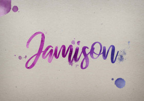 Jamison Watercolor Name DP