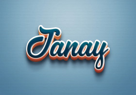 Cursive Name DP: Janay