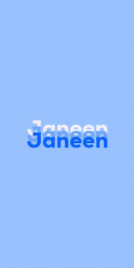 Name DP: Janeen