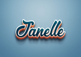 Cursive Name DP: Janelle