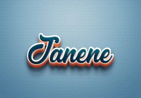 Cursive Name DP: Janene