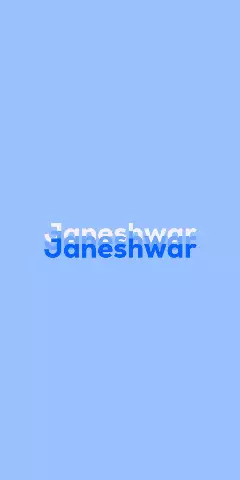 Name DP: Janeshwar