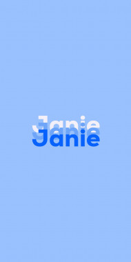 Name DP: Janie