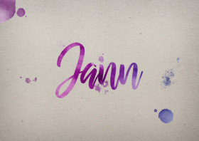Jann Watercolor Name DP