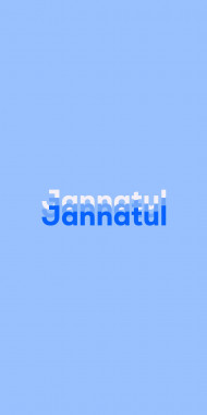 Name DP: Jannatul