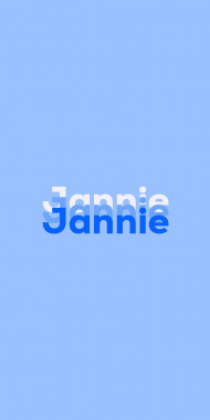 Name DP: Jannie