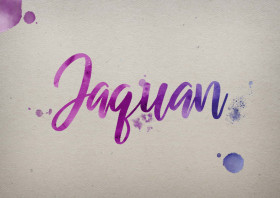 Jaquan Watercolor Name DP