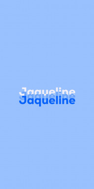 Name DP: Jaqueline