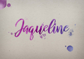 Jaqueline Watercolor Name DP
