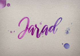 Jarad Watercolor Name DP