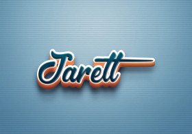Cursive Name DP: Jarett