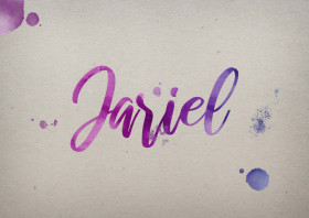 Jariel Watercolor Name DP
