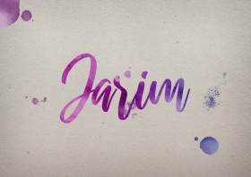 Jarim Watercolor Name DP