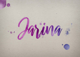 Jarina Watercolor Name DP