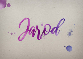 Jarod Watercolor Name DP