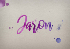 Jaron Watercolor Name DP