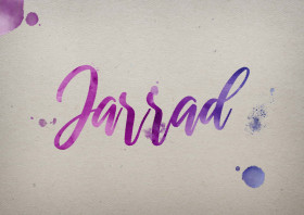 Jarrad Watercolor Name DP