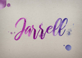 Jarrell Watercolor Name DP