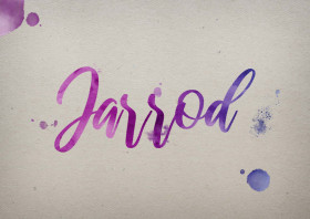 Jarrod Watercolor Name DP