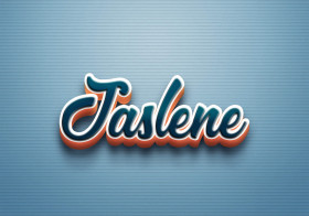 Cursive Name DP: Jaslene