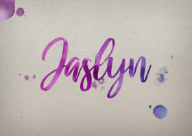 Jaslyn Watercolor Name DP