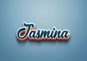 Cursive Name DP: Jasmina