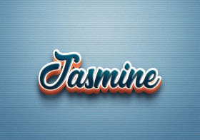 Cursive Name DP: Jasmine